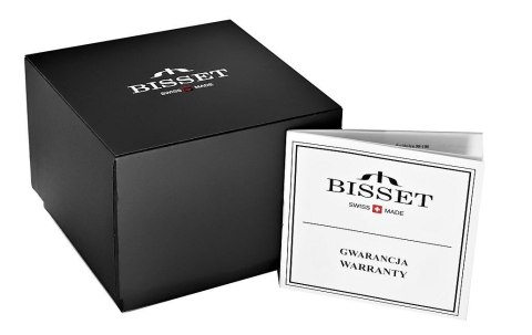 ZEGAREK DAMSKI BISSET BSBF33 (zb579s) - SZAFIROWE SZKŁO