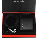 Zestaw prezentowy 7: DWUSTRONNY PASEK + PORTFEL PIERRE CARDIN