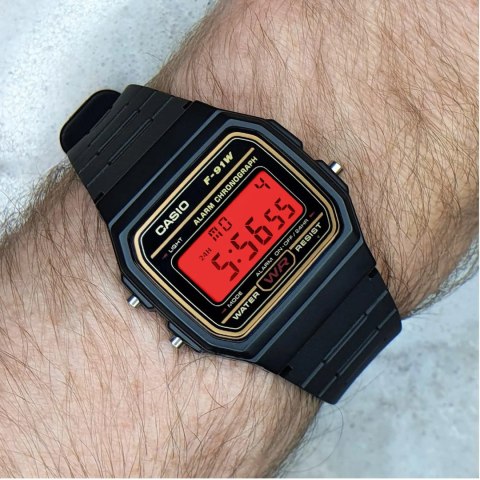 ZEGAREK MĘSKI CASIO F-91WG-9QEFF (zd102g)