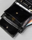 Portfel męski skórzany 22316-RVTP BLACK+RED