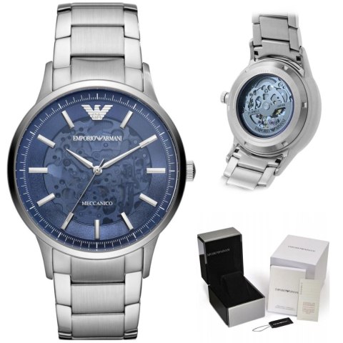 Zegarek męski EMPORIO ARMANI SKELETON AUTOMATIC AR0037 (zi054a)
