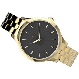 ZŁOTY ZEGAREK DAMSKI TIMEX Peyton TW2V06200 + PUDEŁKO NA PREZENT KOMPLETNY