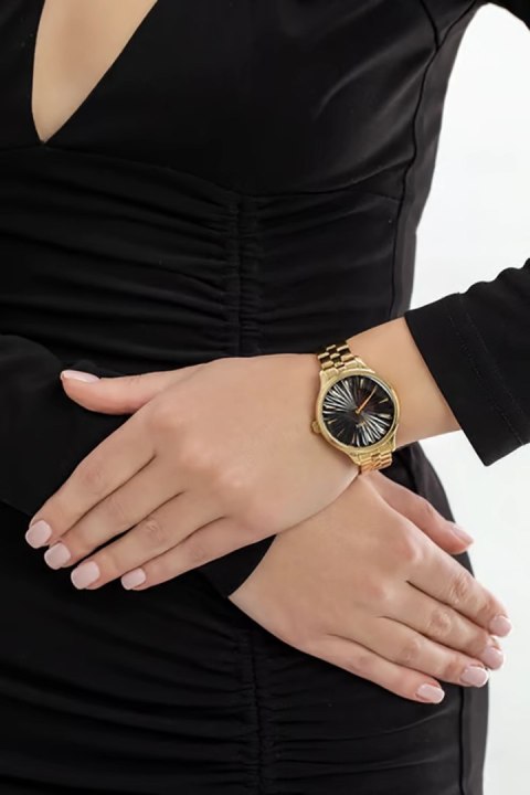 ZŁOTY ZEGAREK DAMSKI TIMEX Peyton TW2V06200 + PUDEŁKO NA PREZENT KOMPLETNY