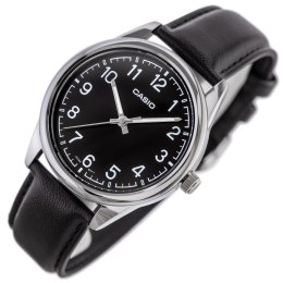 KLASYCZNY ZEGAREK MĘSKI DO GARNITURU CASIO MTP-V005L-1B + PUDEŁKO PREZENT
