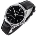 KLASYCZNY ZEGAREK MĘSKI DO GARNITURU CASIO MTP-V005L-1B + PUDEŁKO PREZENT