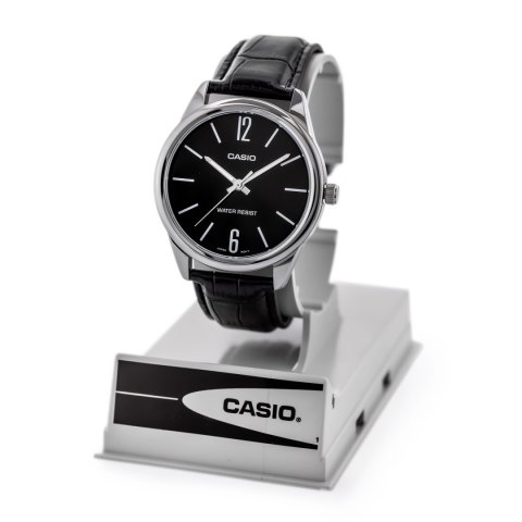 KLASYCZNY ZEGAREK MĘSKI DO GARNITURU CASIO MTP-V005L-1B + PUDEŁKO PREZENT