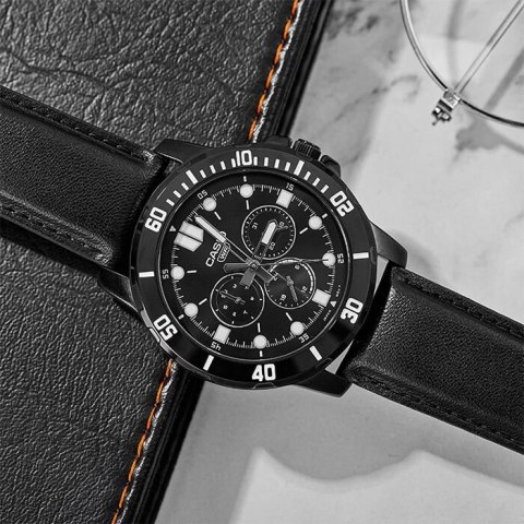 ZEGAREK MĘSKI CASIO MTP-VD300BL-1E + BOX