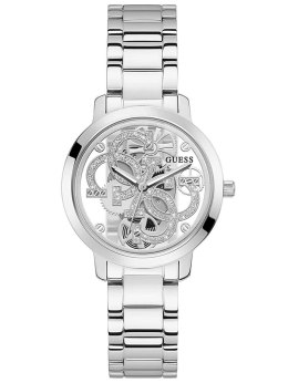 ZEGAREK DAMSKI GUESS GW0300L1 QUATTRO CLEAR + BOX (zu511a)