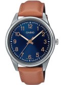 KLASYCZNY ZEGAREK MĘSKI DO GARNITURU CASIO MTP-V005L-2B4 + PUDEŁKO PREZENT
