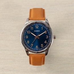 KLASYCZNY ZEGAREK MĘSKI DO GARNITURU CASIO MTP-V005L-2B4 + PUDEŁKO PREZENT