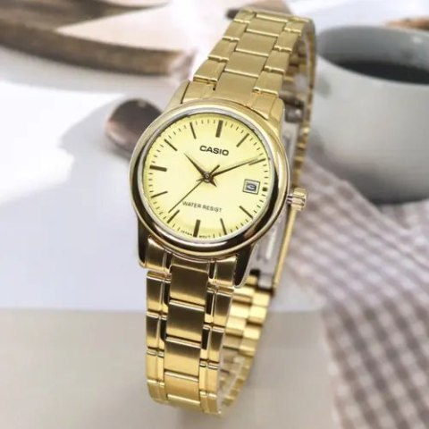 ZEGAREK DAMSKI CASIO LTP-V002G-9AUDF (zd587h) + BOX