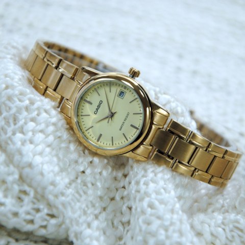 ZEGAREK DAMSKI CASIO LTP-V002G-9AUDF (zd587h) + BOX