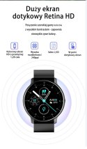 SMARTWATCH UNISEX GRAVITY GT1-10 - PULSOMETR, WŁASNE TARCZE (sg015j)