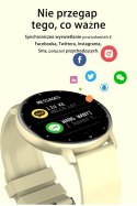 SMARTWATCH UNISEX GRAVITY GT1-10 - PULSOMETR, WŁASNE TARCZE (sg015j)