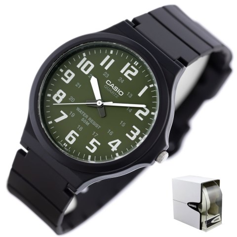 ZEGAREK MĘSKI CASIO MW-240-3B (zd166e) - KLASYKA