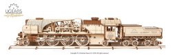 LOKOMOTYWA Z WĘGLARKĄ V-EKSPRES MODEL MECHANICZNY DO SKŁADANIA