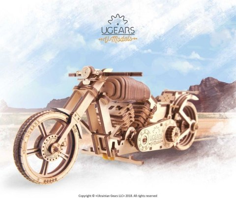 MOTOCYKL VM-02 MODEL MECHANICZNY DO SKŁADANIA