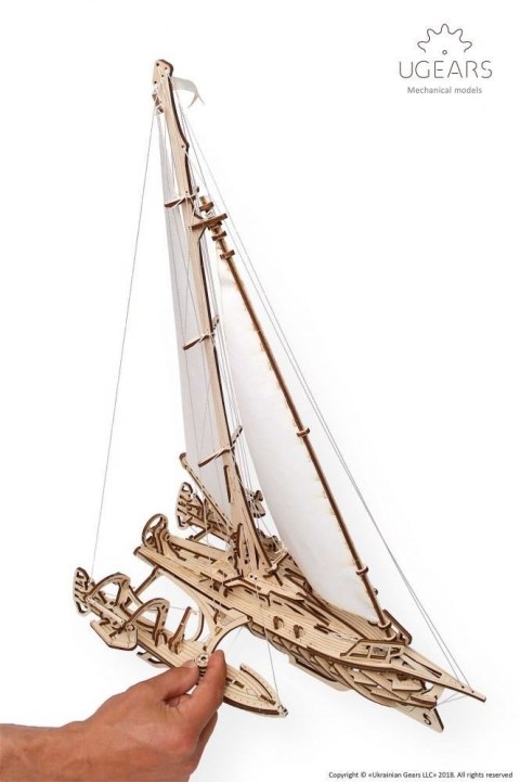 TRIMARAN MERIHOBUS MODEL MECHANICZNY DO SKŁADANIA