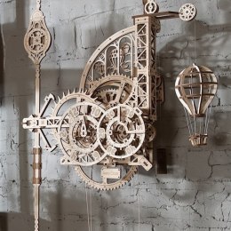 AERO CLOCK. ZEGAR ŚCIENNY Z WAHADŁEM