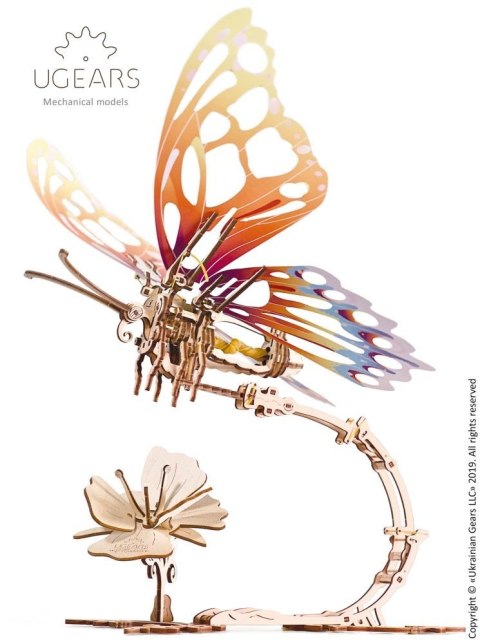 MOTYL MODEL MECHANICZNY DO SKŁADANIA