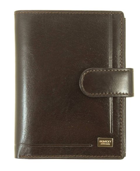 Portfel skórzany RFID ROVICKY PC-101L-BAR