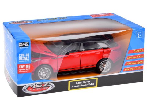 Auto metalowe model Land Rover Range Rover Velar SUV 1:32 ZA4611 dźwięki