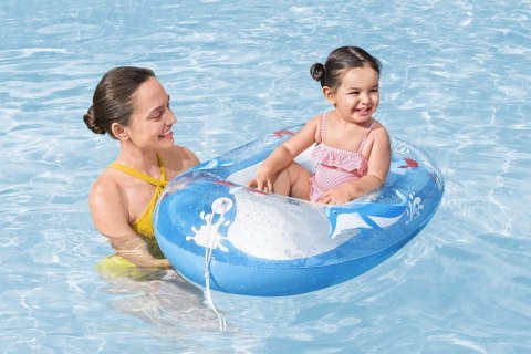 Ponton Niebieski Delfinek102x69 cm BESTWAY