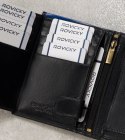 Portfel męski skórzany N4-RVT-6887 Black+Navy