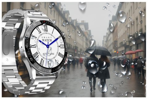 SMARTWATCH MĘSKI Gravity GT4-3 - WYKONYWANIE POŁĄCZEŃ, KROKOMIERZ (sg023c)