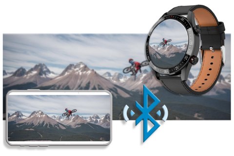 SMARTWATCH MĘSKI Gravity GT4-4 - WYKONYWANIE POŁĄCZEŃ, KROKOMIERZ (sg023d)