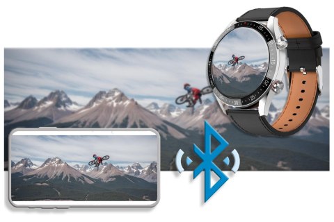 SMARTWATCH MĘSKI Gravity GT4-5 - WYKONYWANIE POŁĄCZEŃ, KROKOMIERZ (sg023e)