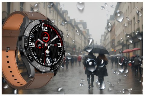 SMARTWATCH MĘSKI Gravity GT4-6 - WYKONYWANIE POŁĄCZEŃ, KROKOMIERZ (sg023f)