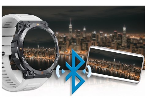 SMARTWATCH MĘSKI Gravity GT7-6 PRO - WYKONYWANIE POŁĄCZEŃ, PULSOKSYMETR (sg018f)