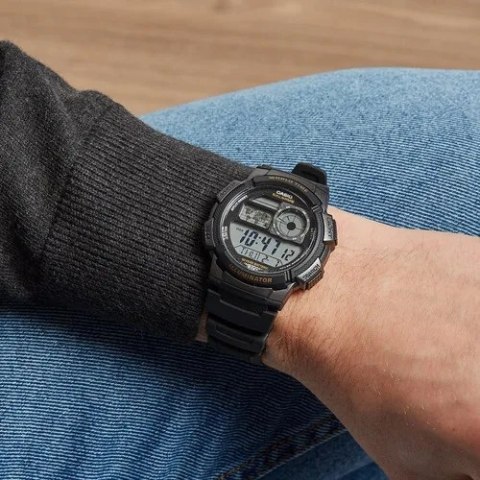 ZEGAREK MĘSKI CASIO AE-1000W 1AV (zd073a) - WORLD TIME