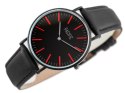ZEGAREK DAMSKI PACIFIC CLOSE (zy588b) - black/red
