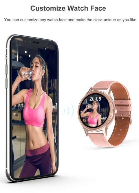 SMARTWATCH DAMSKI PACIFIC 18-3 - BRANSOLETA + PASEK: Czarna / Czarny (sy015c)