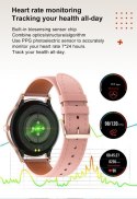 SMARTWATCH DAMSKI PACIFIC 18-3 - BRANSOLETA + PASEK: Czarna / Czarny (sy015c)