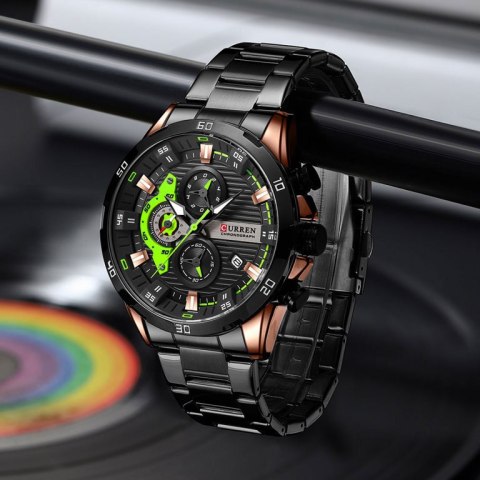 ZEGAREK MĘSKI CURREN 8402- CHRONOGRAF (zc029c) + BOX
