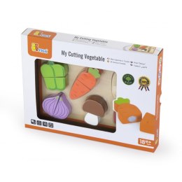 Drewniany Zestaw Deska Nóż Do Krojenia Warzywa Viga Toys