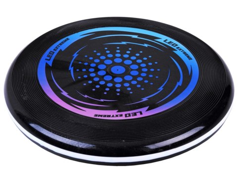Latający Świecący led DYSK ufo 23cm do rzucania zabawy ZA4957