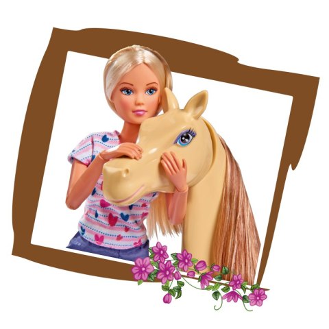 SIMBA Lalka Steffi Love z Koniem z Akcesoriami