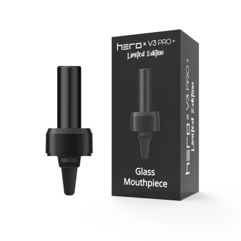 Szklany ustnik do waporyzatora X-MAX V3 Pro - czarne szkło