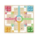 TOOKY TOY Gry Planszowe Logiczne 2w1 Ludo Chińczyk + Uwolnij Zwierzątka