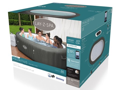 Bestway Lay-Z-Spa Mauritius Basen z Hydromasażem 5-7os 60067