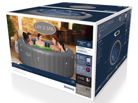Bestway hydromasaż Lay-Z-Spa SANTORINI duże 7os 60075