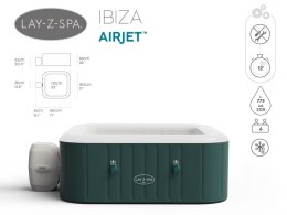 Bestway hydromasaż Lay-Z-Spa IBIZA 4-6 osób 60015