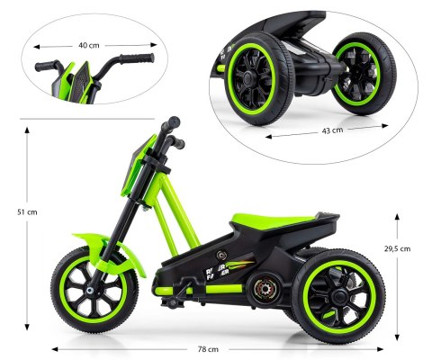 Gokart na pedały Rider Green