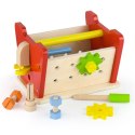 Viga Toys Drewniany Warsztat Majsterkowicza z Narzędziami Edukacyjny
