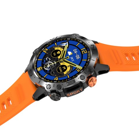 SMARTWATCH MĘSKI GRAVITY GT20-3 - AMOLED, DODATKOWY PASEK (sg024c)