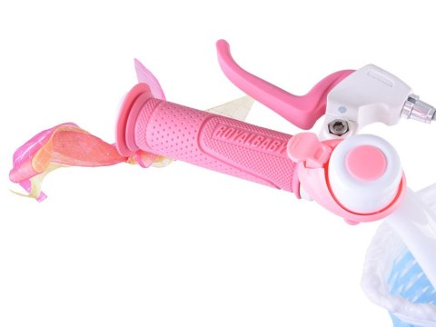 RoyalBaby Rower dziecięcy 14" STAR GIRL Koszyk + boczne kółka RB14G-1